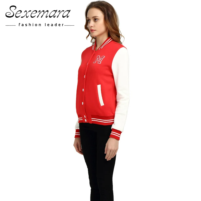 Preise Baseball Jacke Taste Frauen Bomber 2017 Klassische Splice Logo Frauen Brief Drucken Herbst Tops Plus Größe Grundlegende Oberbekleidung Mantel