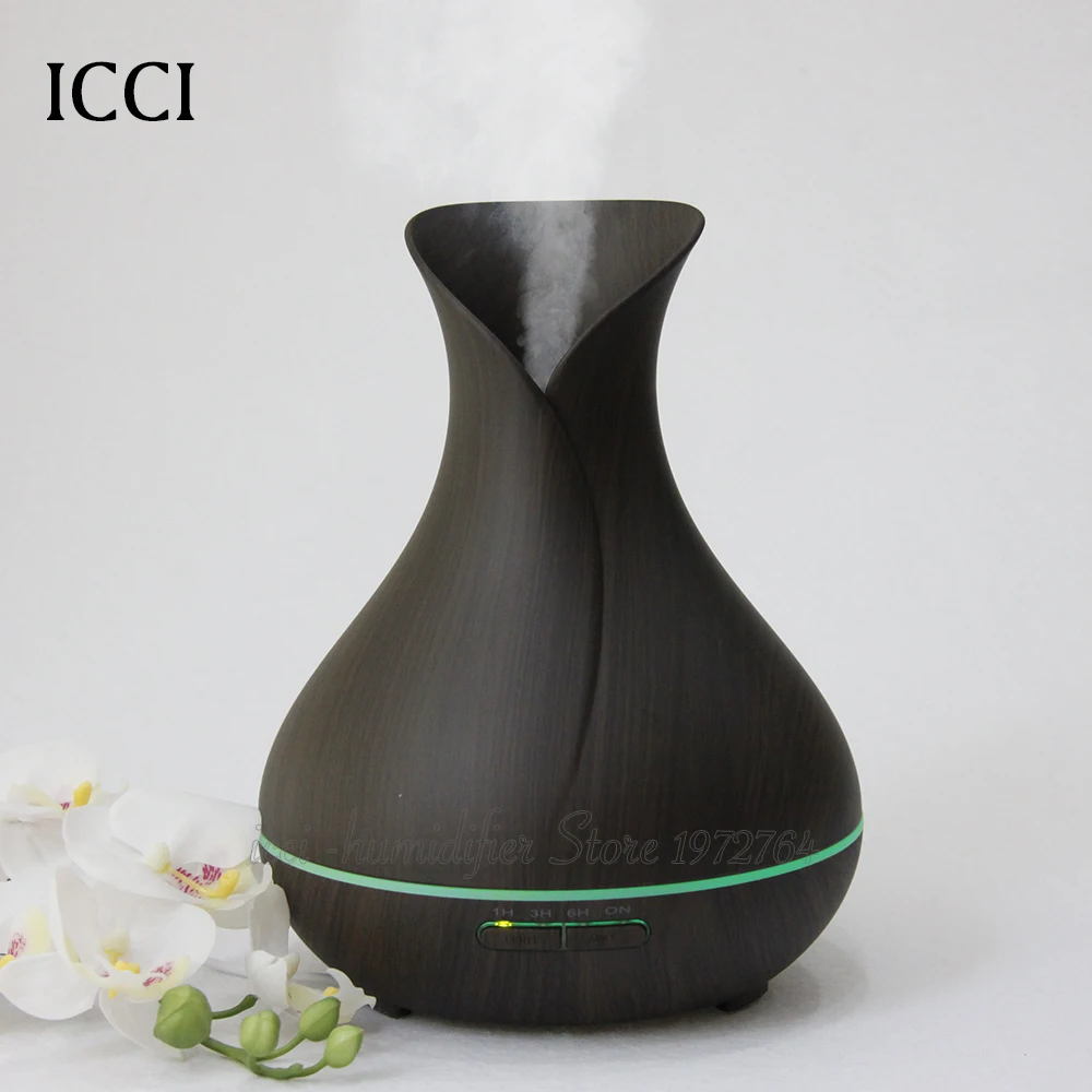 icci Humidifier Essential oil diffuser Air Humidifier Aroma leds lamp