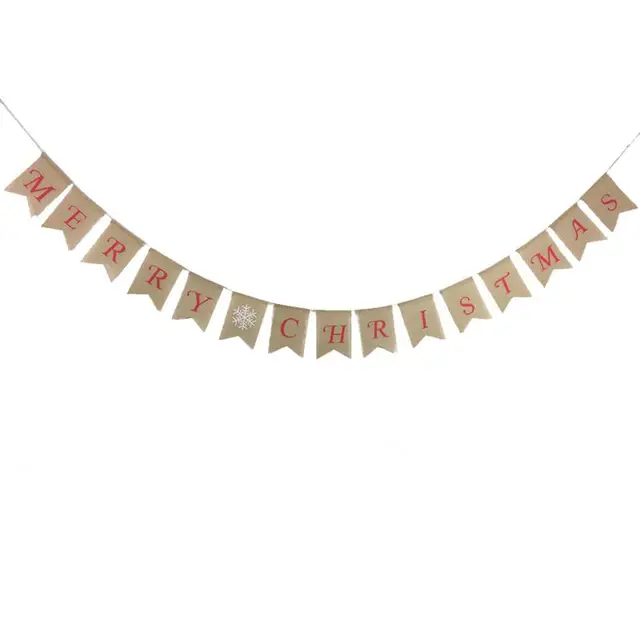 35m merry christmas banner burlap butting garland banner for christmas decoration - Merry Christmas Banner 35m merry christmas banner burlap butting garland banner for christmas decoration - Merry Christmas Banner