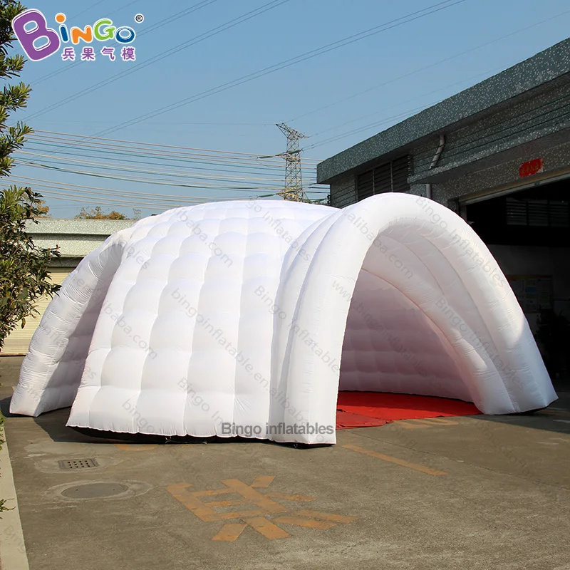  Factory sales directly newly 8.2x7.7x4mH inflatable double door dome tent customized for booth or p