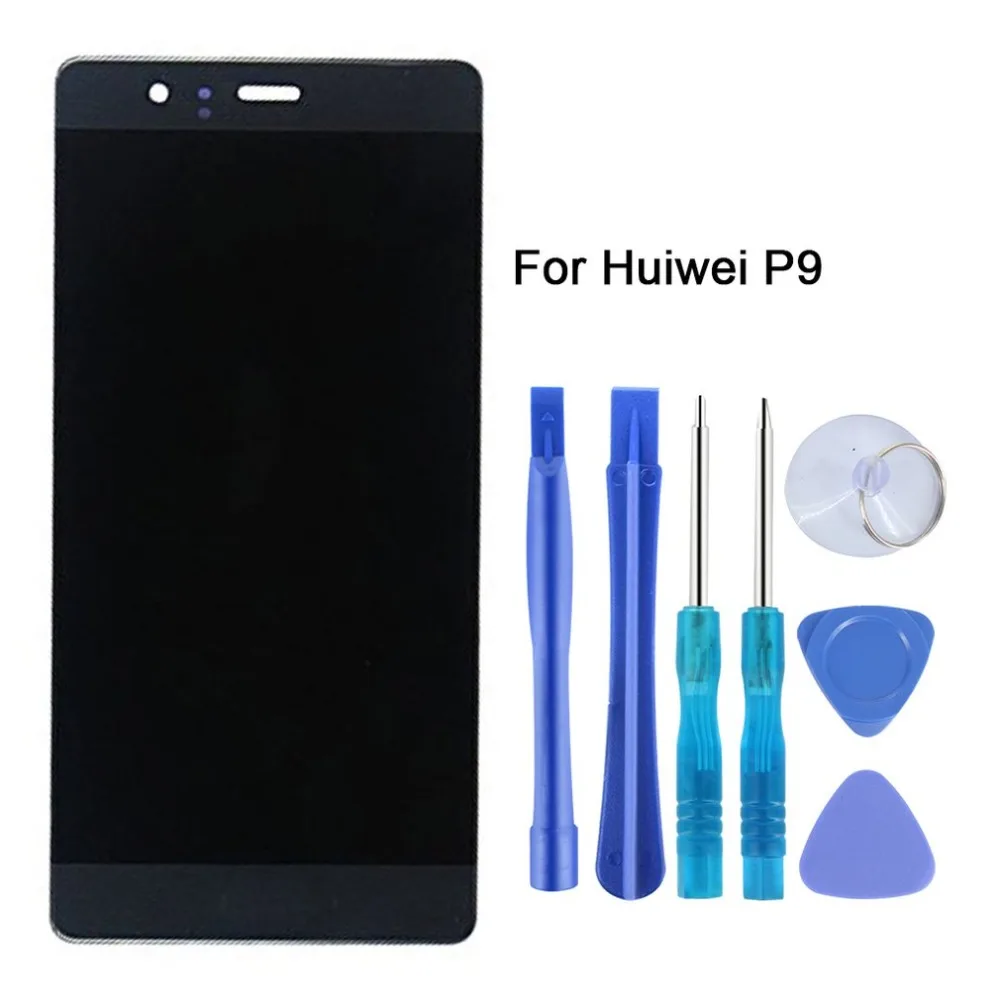 

ORIGINAL LCD For HUAWEI P9 Standard Lite Display Touch Screen with Frame with Tools For HUAWEI P9 LCD Screen was-lx1 was-lx1a