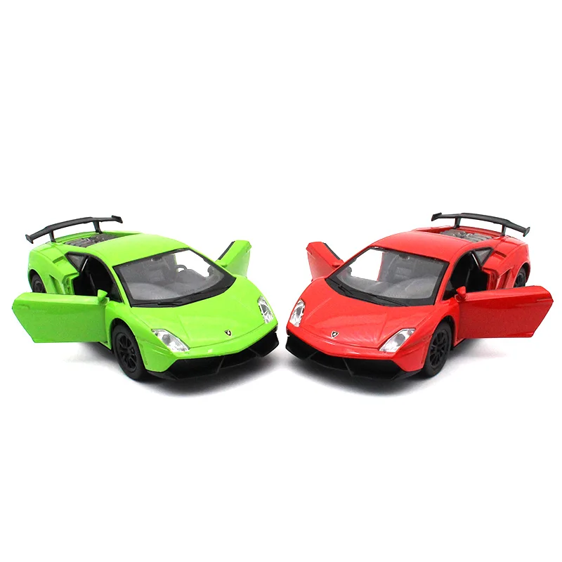 1:32 Lambo LP570 детские игрушки спортивный автомобиль литая модель автомобиля может открыть дверь Модель игрушки автомобиль металлический материал Коллекция украшения
