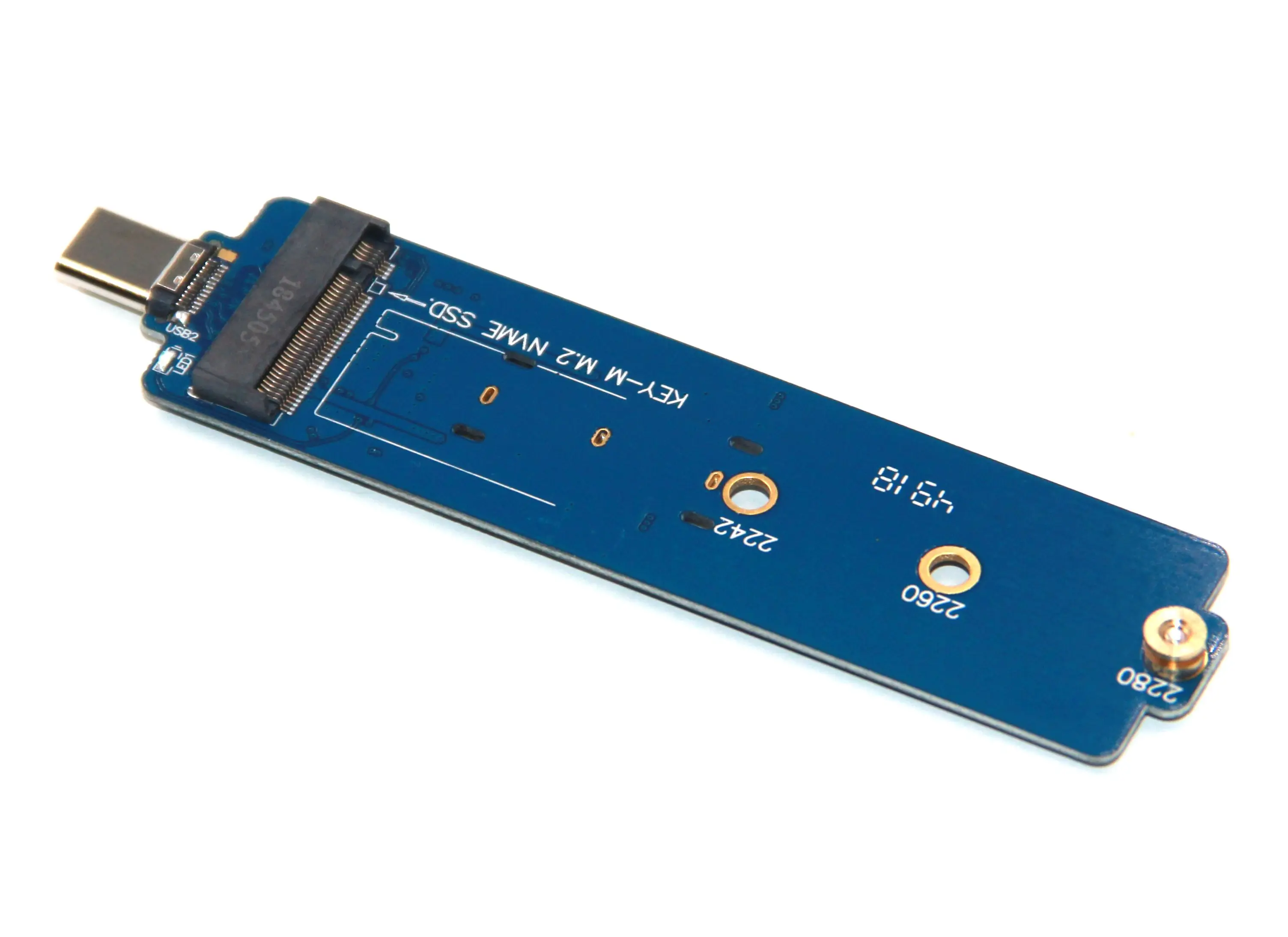 SP Nvme к Usb адаптеру, 10 Гбит/с Usb3.1 Gen 2 M.2 Pcie Ssd к TYPE-C, Usb к M2 твердотельный накопитель(ключ M) телескопический