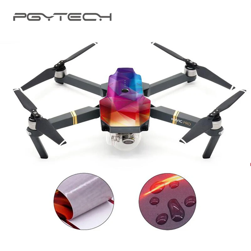 

PGYTECH Mavic Pro Sticker Waterproof PVC Drone Body Film Stickers for DJI Mavic Pro Accessories Parts