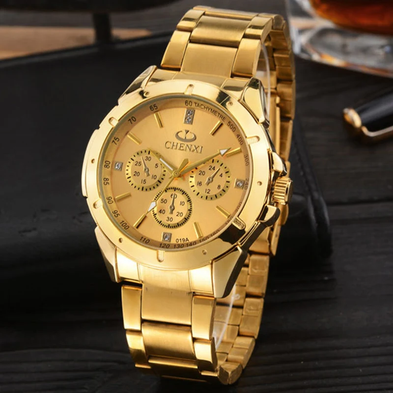 

CHENXI Fashion Mens Watches Top Luxury Brand Business Quartz Watch Luminous Waterproof Sports Watch Men Clock Relogio Masculino