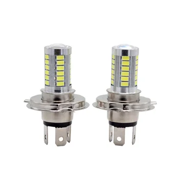 

2Pcs/Pair SUNKIA H4 High Bright Dual Beam Hi/Lo 5630 33-SMD Car LED Fog Light Auto Styling Driving Lamp Pure White Bulbs