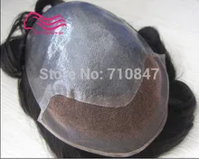 New arrival  , 100% human  hair BIO base   hair replacement  men toupee free shipping 