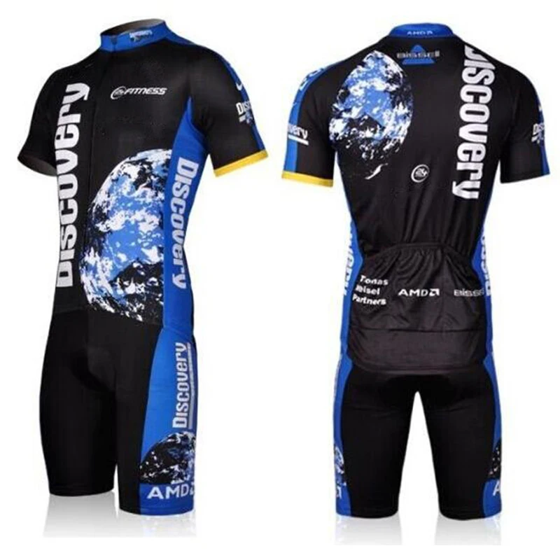 

Discovery Cycling Jersey 9D Gel Bib Set MTB Uniform Bike Clothing Quick Dry Bicycle Wear Clothes Mens Short Maillot Culotte