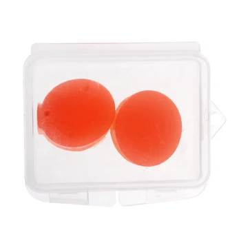 

2 Pcs Soft Silicone Moldable Ear Plugs Set for Swimming (with Case) - Comfortable Earplugs, One Size Fits Most