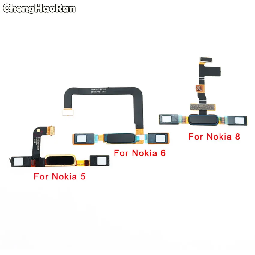 

ChengHaoRan New For Nokia 5 6 8 Home Button Back Key Touch ID Fingerprint Sensor Flex Cable Repair Parts