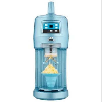 Buy Commercial Automatic Electric Fancy Continuous Ice Crusher 220V Ice Cream Maker Machine With Timer High Quality For Shop