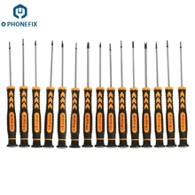 PHONEFIX 15 шт. профессиональный набор отверток с Phillips Torx y-типа Pentalobe отвертка для iPhone ремонтный комплект инструментов для компьютера