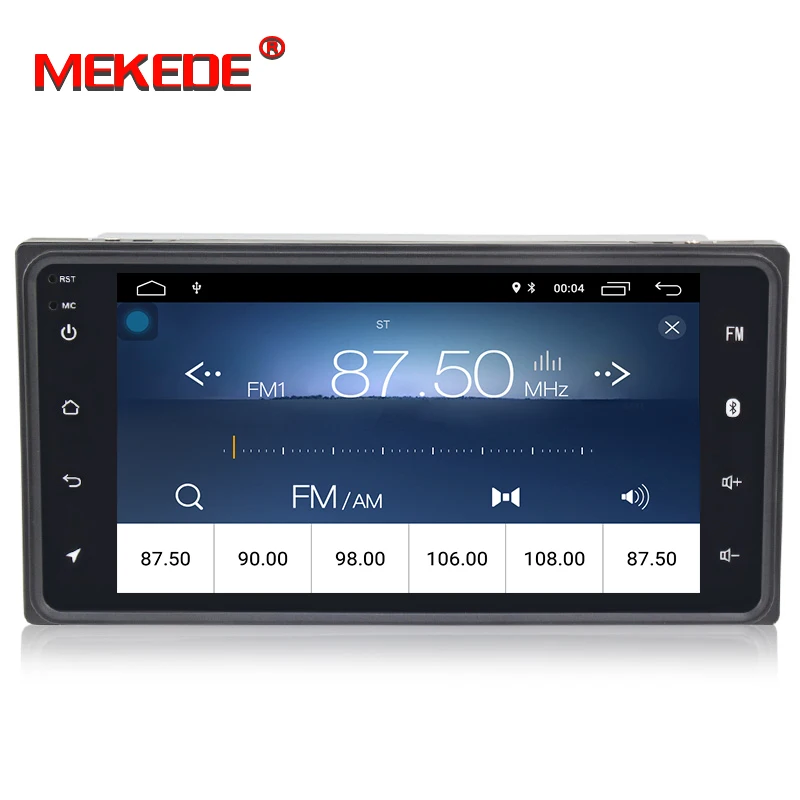 Sale Navifly 7inch touch screen android8.1 car gps multimedia RDS player for toyota Universal corolla Hilux Vios Old Camry Rav4 3