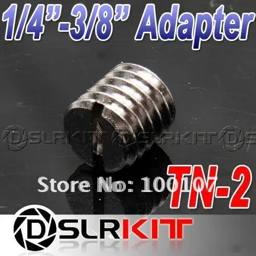 

1/4" Female to 3/8" Male Threaded screw Adapter TN-2