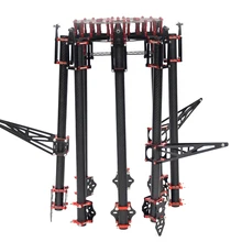 HH-LJ 1180 мм большой класс Профессиональный 25 мм из чистого углеродного волокна трубка складной/складной октокоптер/гексакоптер/Квадрокоптер Рамка комплект