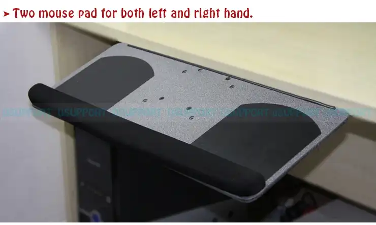 Ergonomic Sliding Tilting Xl Size Wrist Rest Keyboard Holder With