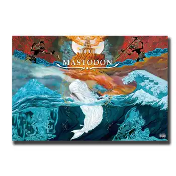 

Mastodon - Psychedelic Trippy rock music singer Art Poster 12x18 24x36 27x40 Print costom / Wall Canvas Modern painting Decor