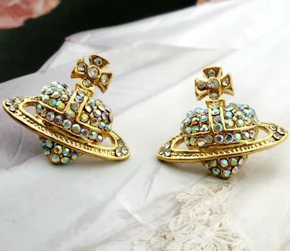 Классические серьги гвоздики в форме сердца annulus AAAA + ab цветные стразы