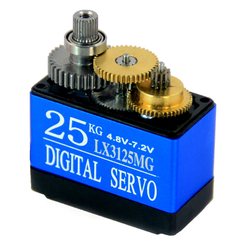 Servo para Carro 25kg à Prova Frete Grátis Metal Engrenagem rc Servo Dhágua Grande Torque hv 7.2 v Completo Digital Traxxas 4 Pçs 6 Cheap Peças e Acessórios
