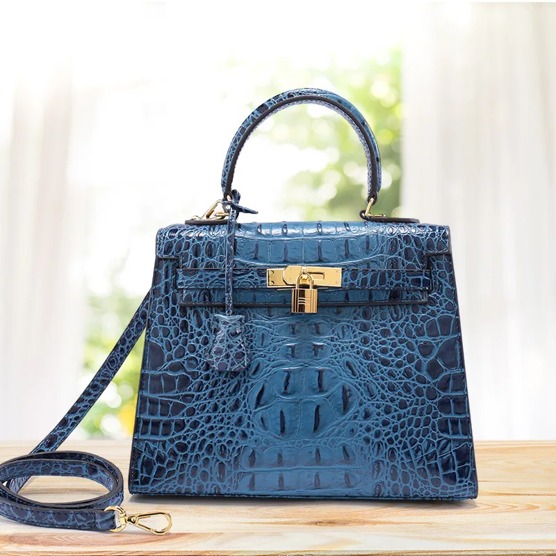 

Schoudertas Dames Bolsos Mujer Handtaschen Damen Genuine Leather Crocodile Pattern Handbags Shoulder Bags for Women Message Bag
