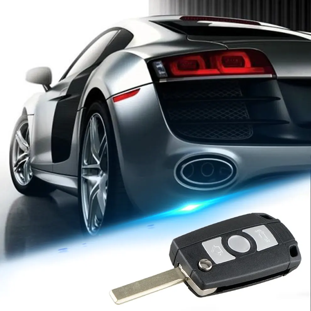 

3Buttons Folding Key Shell for BMW E81 E46 E39 E63 E38 E83 E53 E36 E85 1 2 3 Series Remote key shell Case HU92 Blade