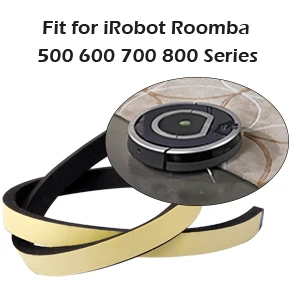 Подметальный робот Мягкий Бампер полоса защиты робот подходит для iRobot Roomba i7 7150 i7+ 7550 500 600 800 серии(2" x 0,4"