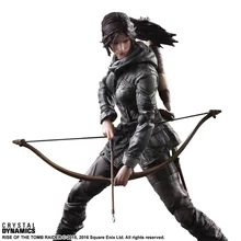 Play Arts Kai фигурка Tomb Raider Rise of the Tomb Raider Lara Croft фигурка куклы ПВХ Коллекционная модель игрушки 27 см