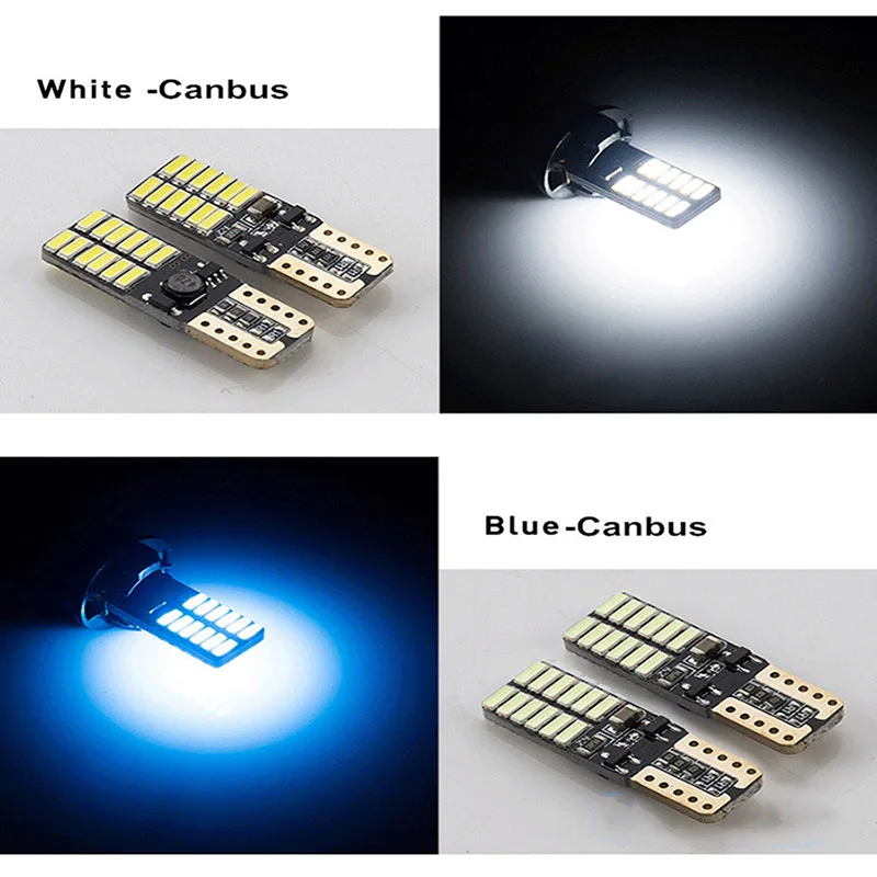 2x Canbus T10 W5W Светодиодные Габаритные фонари для автомобиля парковочный свет VW POLO Golf