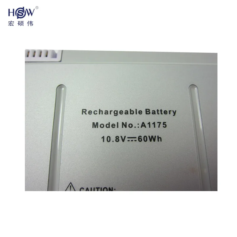 HSW 10,8 v 60Wh ноутбук Батарея A1175 MA348 для Apple MacBook Pro 1" A1150 A1260 MA463 MA464 MA600 MA601 MA610 MA609 Батарея