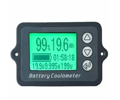 

Battery Monitor Tester 12V-80V/100A With LCD Display For LiFePO4,Lithium-ion,Li-Polymer Ebike Electric Bike Scooter
