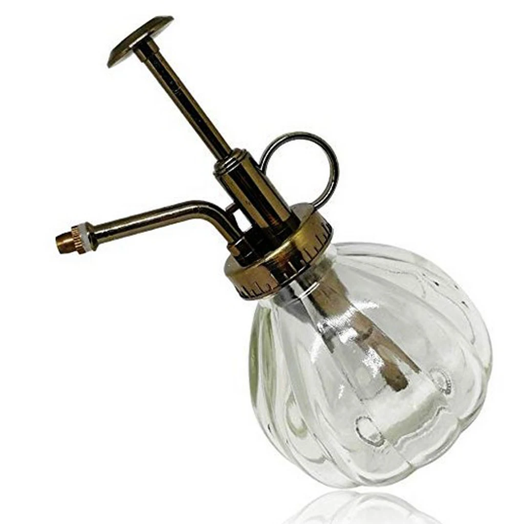 Vintage Sprayer Pressure Spray Bottle Garden Plant Flower Water Mist Bottle Glass Bottle Home Decorative for garden plant