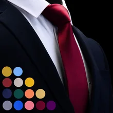 GUSLESON качественный жаккардовый шелковый галстук для мужчин 8 см Классический Простой галстук красный темно-синий золотой желтый Галстуки Для Свадьба Бизнес