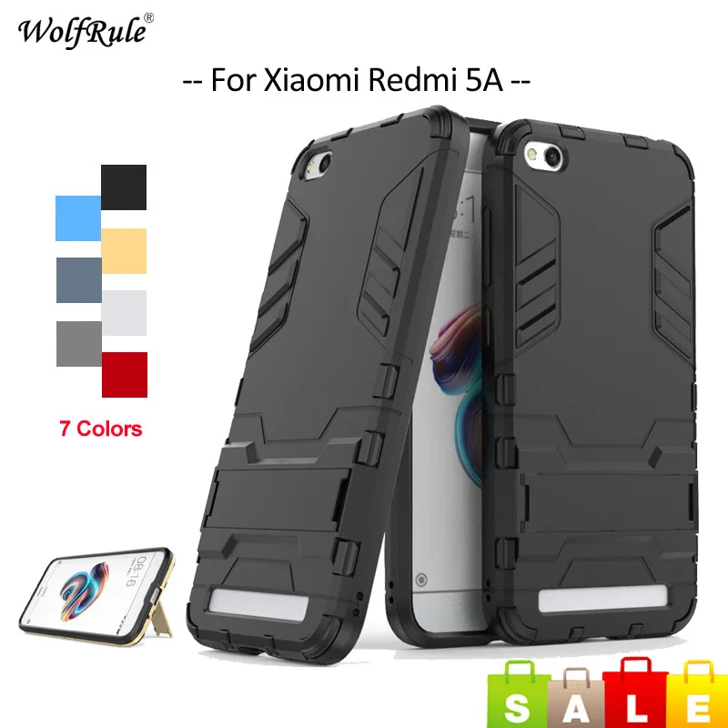 Xiaomi Redmi 5A Case Redmi 5A Fitted Cases TPU & PC Stand Bumper