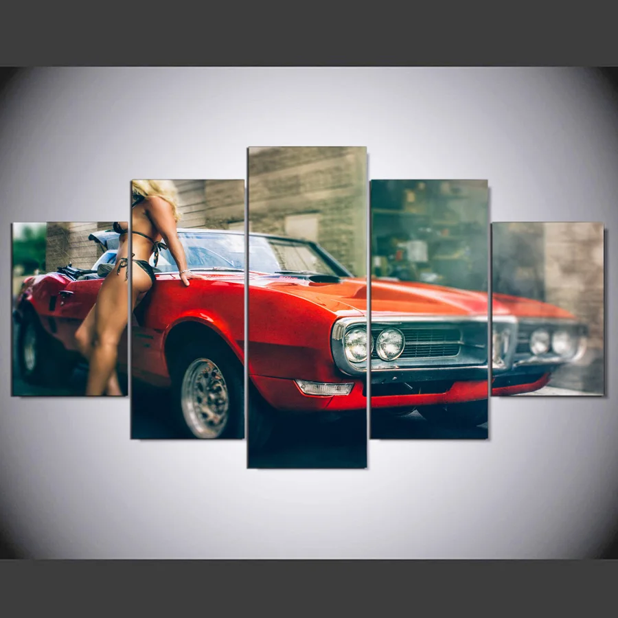 5 Панель Красота и car роспись стены Книги по искусству живопись Современная