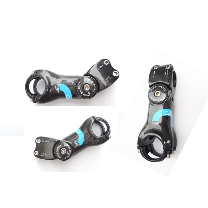 

cycling king blue 15-2carbon stem can adjustable degree 0-45 stem road / mtb bike fork /handlebar parts top stem