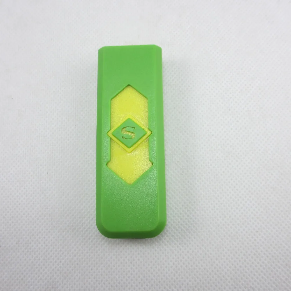 

Creative small Rechargeable USB Windproof flameless electric Electronic charging Cigarette lighter Smokeless Super lighters man