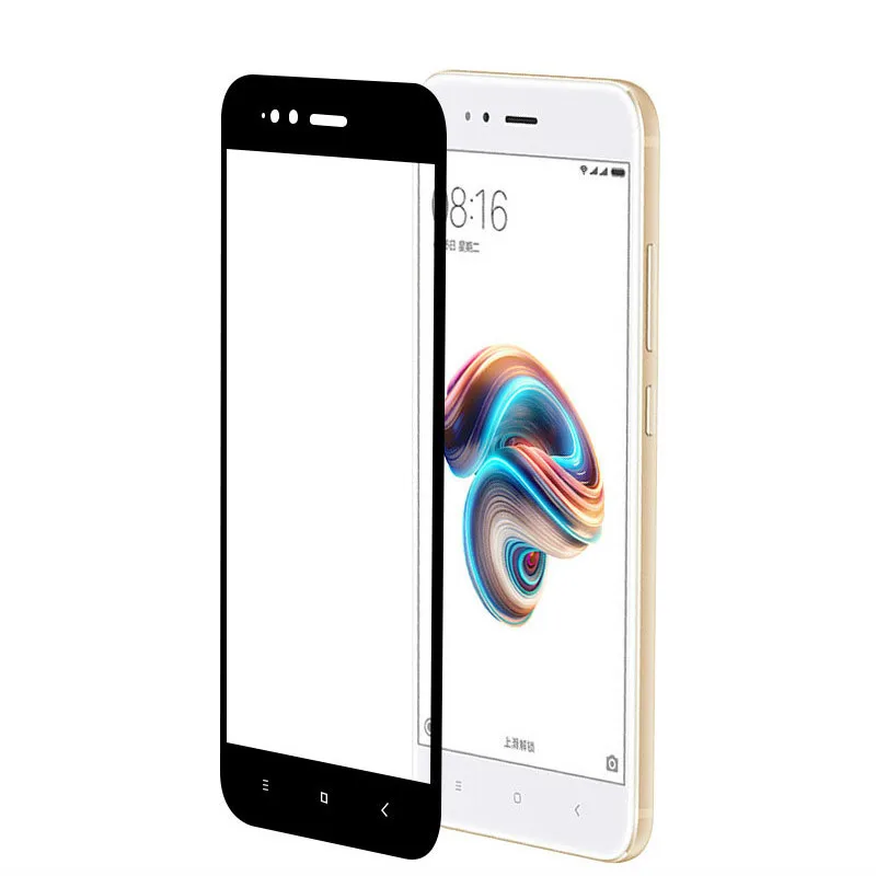 Твердое Защитное стекло для сотового телефона Xiaomi Mi A1 5x Закаленное пленка 3D 9H