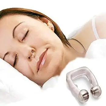 

1ps Silicone Magnet Nose Clip Stop Snoring Anti Snore Device Sleeping Aid Apnea Guard Night Device Drop Shipping Squeeze Toys