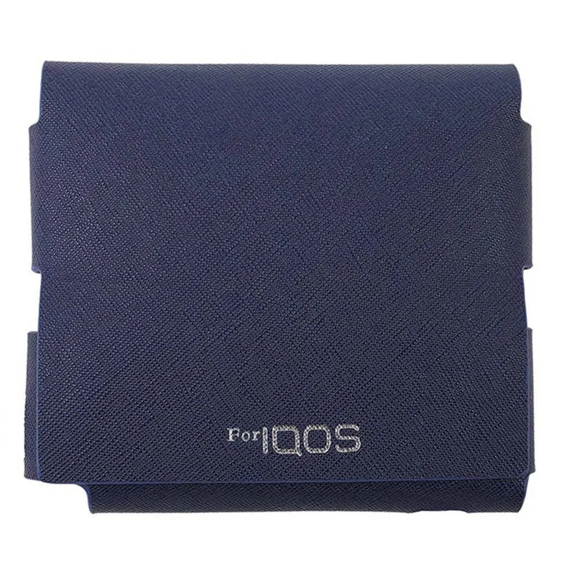 Кожаный чехол-книжка для IQOS 3,0, кошелек, мешочек с держателем электронной сигареты, чехол для Iqos 3, Чехол-держатель - Цвет: BL