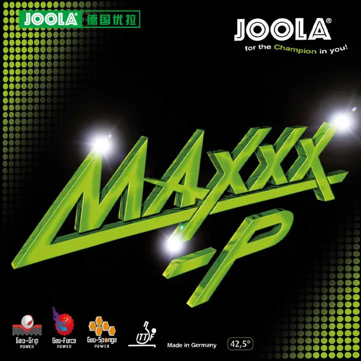 Joola MAXXX-P (Speed & Spin, for 40+) MAXXX -P Pips-in Table Tennis Rubber Ping Pong Sponge Tenis De Mesa Joola MAXXX-P (Speed & Spin, for 40+) MAXXX -P Pips-in Table Tennis Rubber Ping Pong Sponge Tenis De Mesa