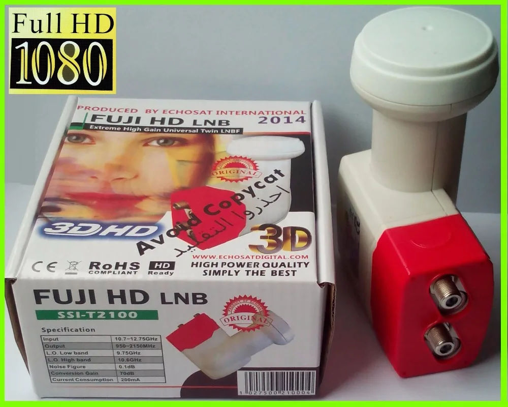 FUJI HD SSI 100 2100 4100 digital Universal KU Band Single Twin Quad LNB с высоким коэффициентом усиления низким