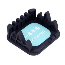 7 цветов силиконовый коврик для автомобиля, нескользящие легкий приборной панели автомобиля мобильный телефон Кронштейн салона товары нескользящей коврик