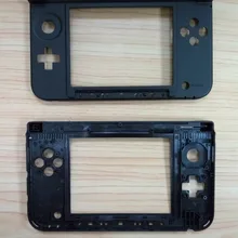 10 шт. черный для 3DS XL LL Средний шарнир В виде ракушки 3dsxl 3dsll дно В виде ракушки Корпус