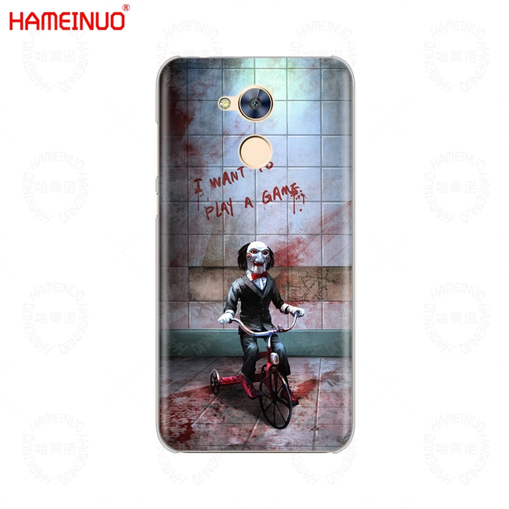 HAMEINUO клоун ужас это чехол для телефона Huawei Honor 10 V10 4A 5A 6A 7A 6C 6X7X8 9 LITE - Цвет: 80714