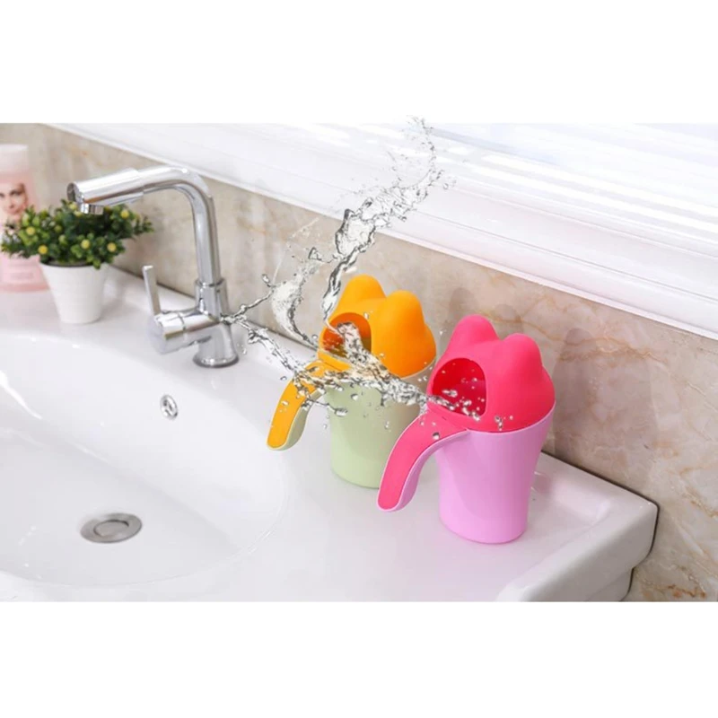 Baby Shower Spoon Animal Bathing Shampoo Wash Water Cup Cute Cat Washing Tools Bailer Baby Bath Shower Wash Cups Baby Shower Spoon Animal Bathing Shampoo Wash Water Cup Cute Cat Washing Tools Bailer Baby Bath Shower Wash Cups