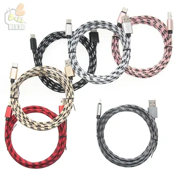 

3M 10ft USB Type C for Xiaomi A1 Mi 6 Type C Cable for Samsung S8 S9 Plus huawei p 9 20 pro TypeC Fast Charge USB Type-c 500pcs