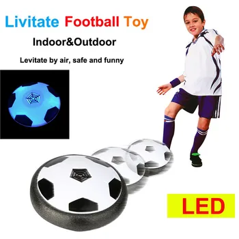 

LED Air Power Training Ball Soccer Football Goal Set Hover Ball With 2 Gates gift for girl boy kid A1