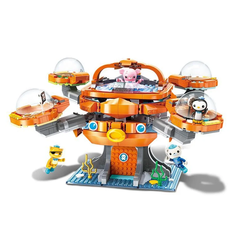 Submarine-Small-Column-Series-DIY-Model-Building-Blocks-Toy-Octopus-Fort-For-Kids-Birthday-Gifts-Toys (2)