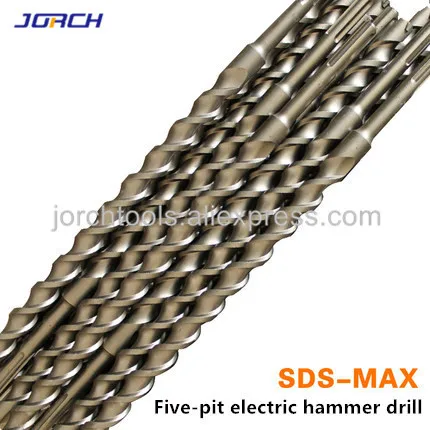 1000mm SDS-MAX electric hammer impact drill bit five pit(total length 1000MM