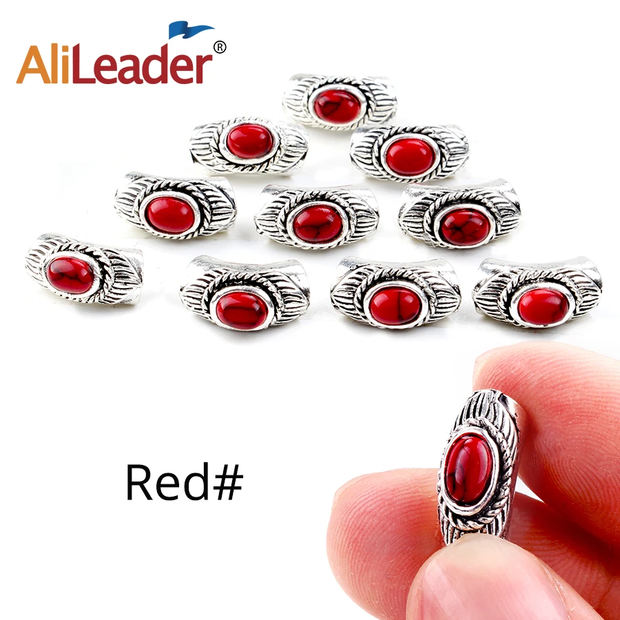 Sliver Hair Beads For Braids Dreadlock Accessories Dreadlocks For Hair Feather Extensions Microlinks Color Hair Ring Of Dreads